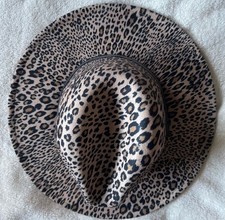 Cheetah Print Western Hat