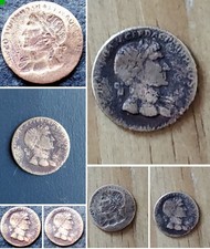 Trajan Double Headed Roman Coin-FIRST NON ROMAN EMPOROR OF ROME-Rare