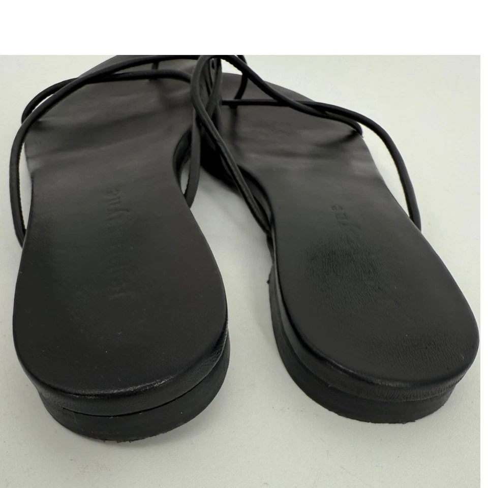 Jenni Kayne Eve Sandal in Black Leather - Image 3 of 4