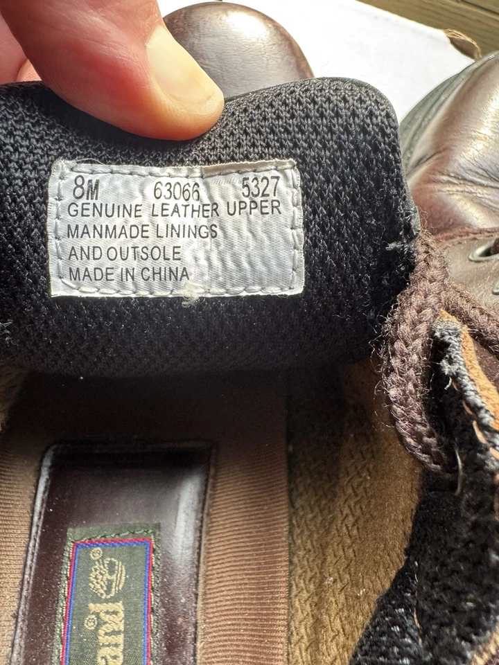 Zapatos Timberland Oxford de cuero marrón con cordones vintage talla 8 Foto 4 de 4