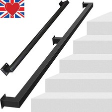 100/200/300CM Handrail Stair Hand Rail Grab Balustrade Staircase Banister Bar UK