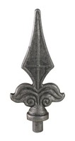 Zaunspitze | HöHe: 130 Mm | Material: Ø 12 Mm | Stahl S235JR, Roh