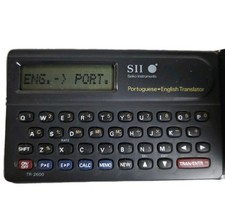 Seiko Instruments (SII) TR-2600 Portuguese English European TRANSLATOR Handheld