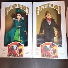 Gone With the Wind Scarlett O  Hara Rhett Dolls Boxes World Doll COA stands
