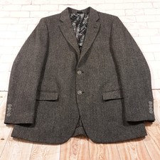 Nautica Blazer Sport Coat Suit Jacket Size 42 Regular Wool Blend Herringbone