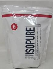 1 BAG Isopure Low Carb 100% Pure Whey Isolate Protein Powder Strawberry 1 Lb NEW