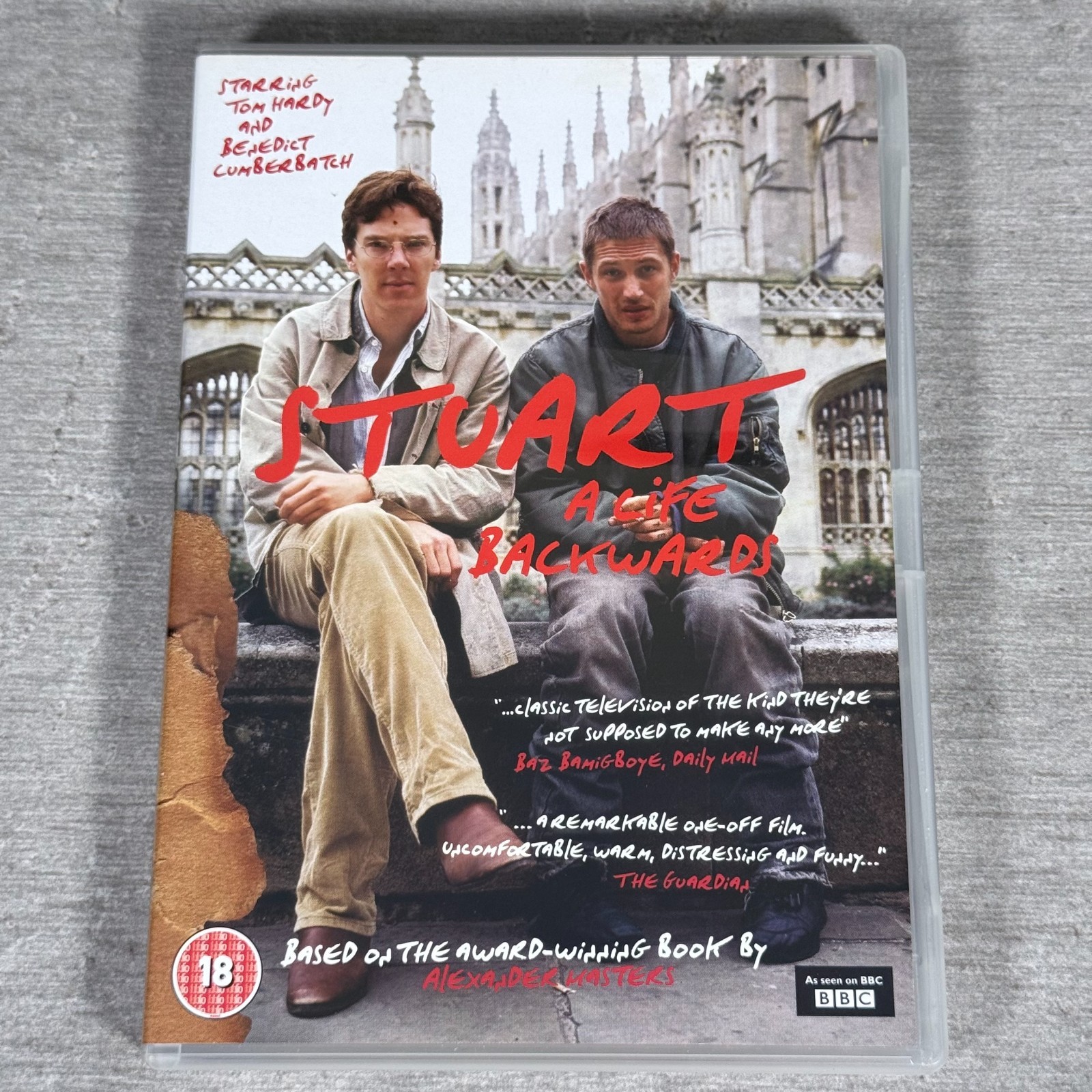 Stuart A Life Backwards DVD - 2007 BBC Drama Tom Hardy Benedict Cumberbatch
