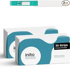 Inito Fertility Monitor and pack of 30 Test Strips - iPhone 15 pro 
