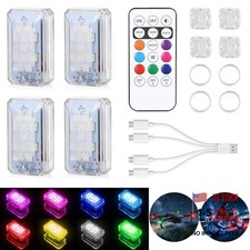 2026 Upgraded 11LEDs Wireless LED Strobe Lights, Ultra Bright 8 Colors