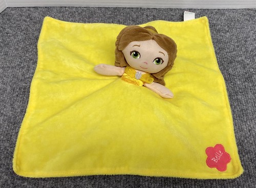 Disney Baby Princess Belle Beauty And The Beast 12" Security Blanket Lovey - Picture 1 of 7