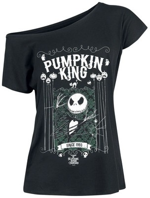 The Nightmare Before Christmas T-Shirt Damen Jack Skellington - Pumpkin King