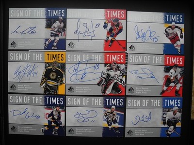 31x 2000-01 Upper Deck SP Authentic Sign of the Times Hockey Auto Lot Set HOF