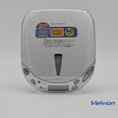 Sony Discman D-E441 Gut   ESP2 Groove Portable CD Player mit Tasche