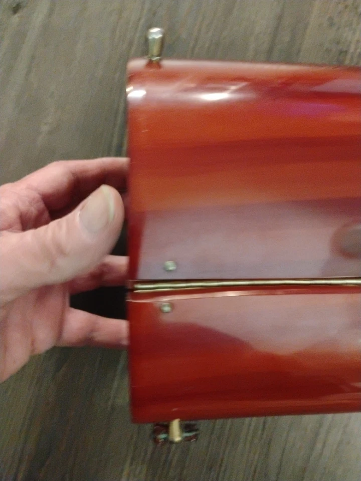 BOLSOS DE MANO LUCITE BOX VINTAGE DE FLORIDA AÑOS 50 Foto 4 de 4