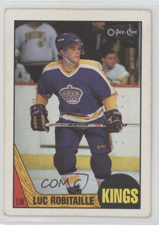 1987-88 O-Pee-Chee Luc Robitaille #42 HOF 0m8b