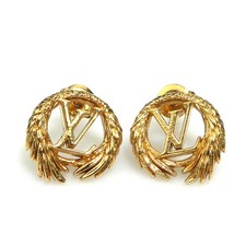 Echte LOUIS VUITTON LV Engel Pierce Ohrringe Gold Metall - 56585k