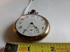 ANTIQUE WALTHAM U.S.A. GOLD PLATED POCKET WATCH NON WORKING