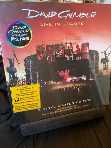 David Gilmour Live in Gdansk 5lp Box Set SEALED!!! MINT!!! MINT!!! MINT!!!