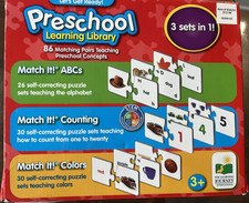 The Learning Journey Jigsaw Puzzles for Preschoolers ABCs, Counting and Color 