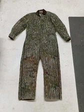 Duxbak Coveralls Men's Large Reg Trebark Camo Hunting Insulated Vintage USA