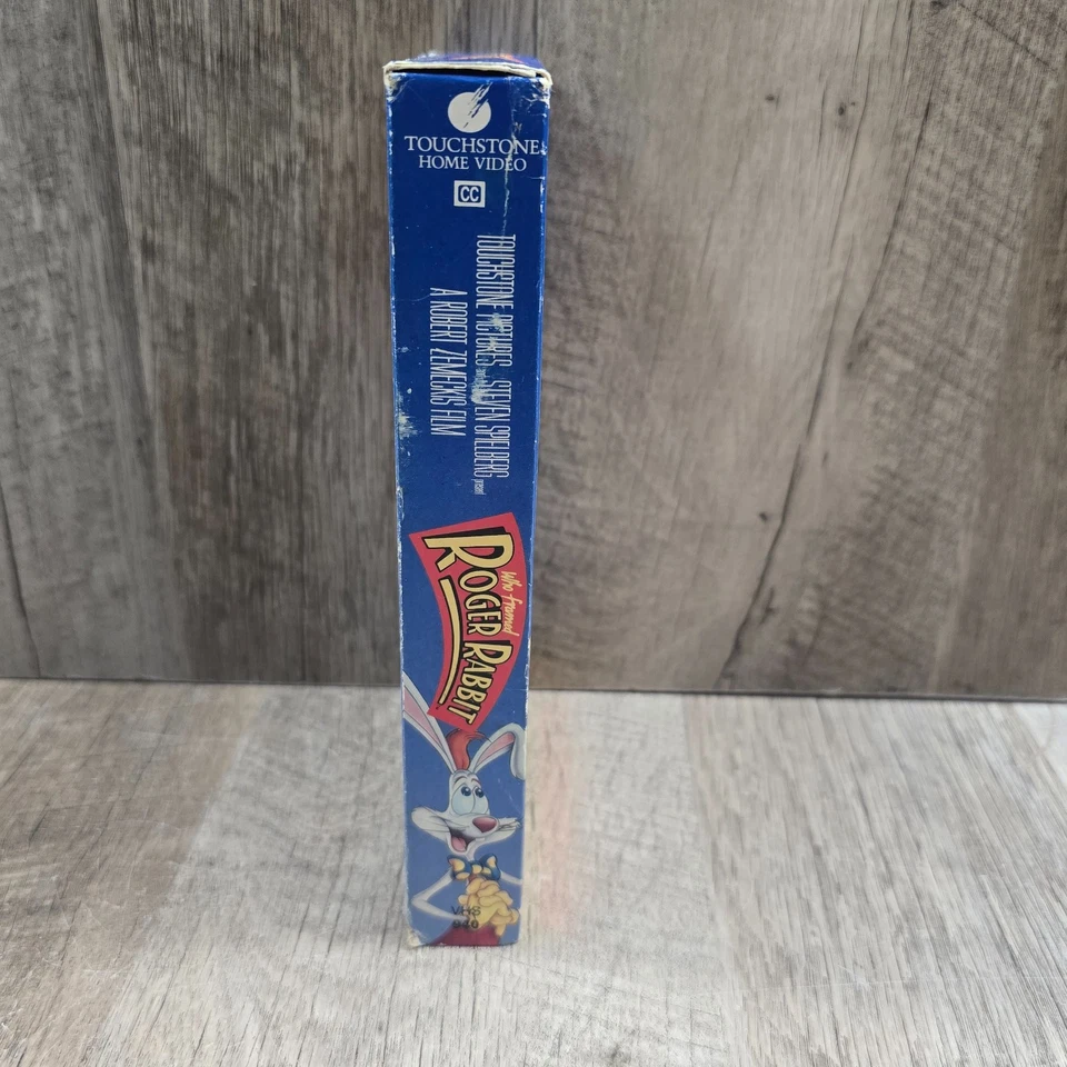 1988 Who Framed Roger Rabbit VHS Robert Zemeks Steven Spielberg Touchstone - Image 2 of 4