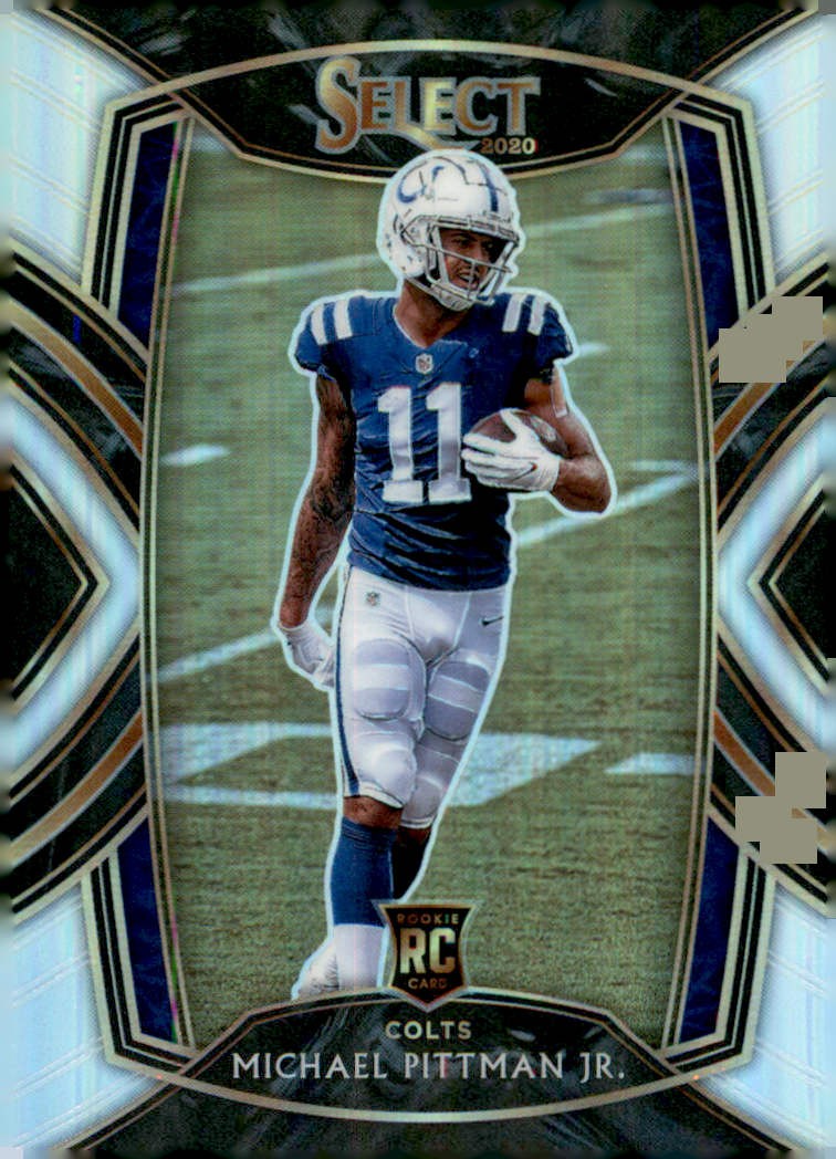 2020 Panini Select #262 Michael Pittman Jr. Silver Prizm