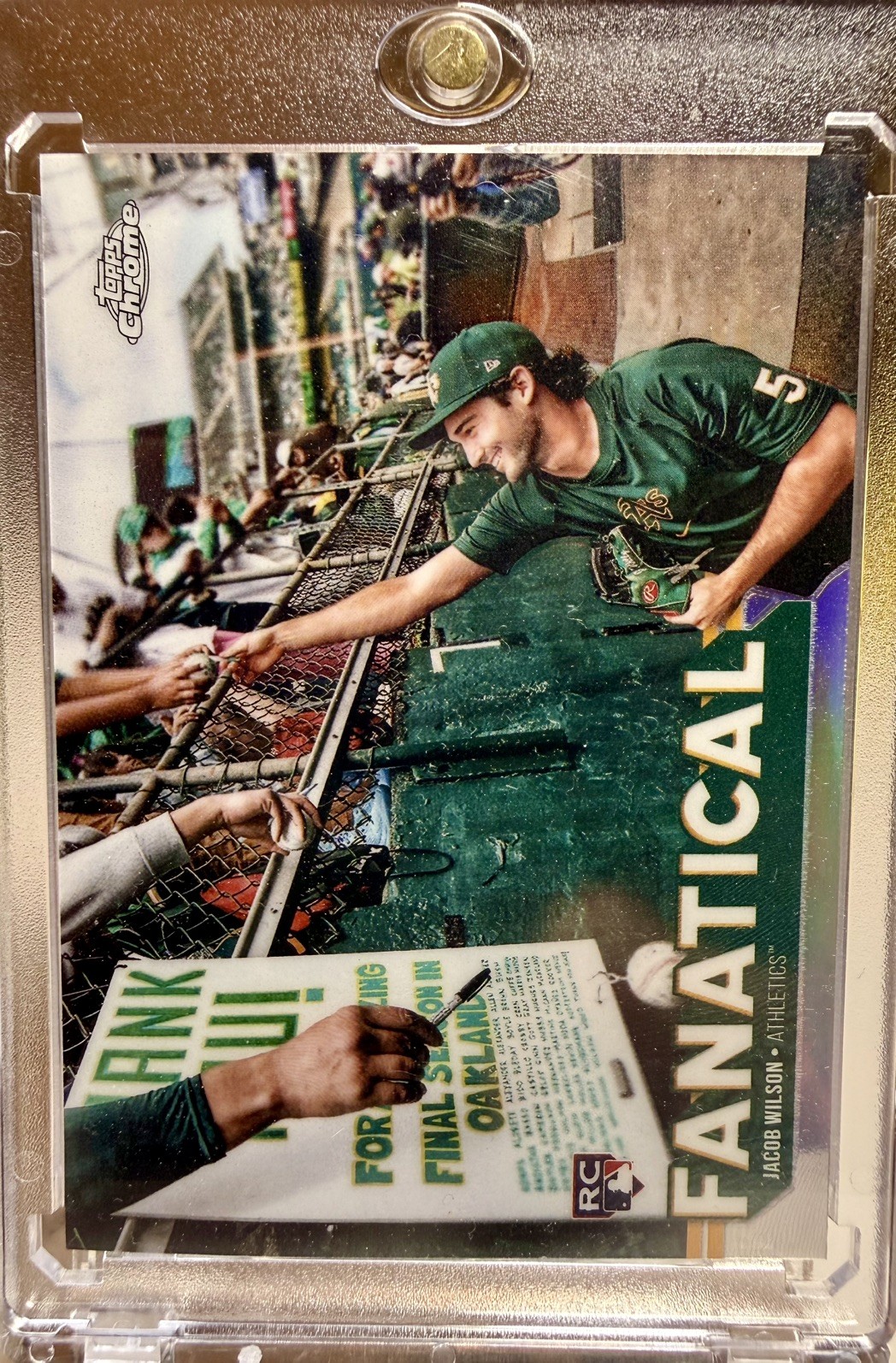 2025 Topps Chrome - Fanatical Jacob Wilson #FAN-23 (RC)