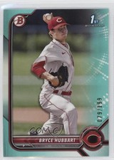 2022 Bowman Draft Aqua 79/199 Bryce Hubbart #BD-17 0b3