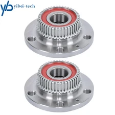 2PCS Wheel Hub Bearings Rear For Volkswagen Beetle Golf Jetta Audi TT 2000-2005