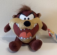 Looney Tunes Taz Tasmanian Devil 7  Plush Stuffed Animal Toy Factory New