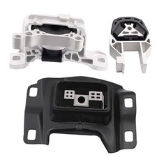 Engine Motor and Transmission Mount Kit 3 PCS Compatible with 2014-2017