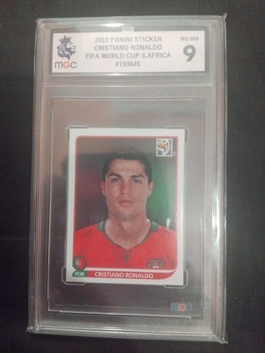 Cristiano Ronaldo 2010 Panini Sticker Fifa World Cup South Africa MGC 9 - Picture 3 of 5