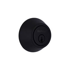 Matte Black Single Cylinder Deadbolt