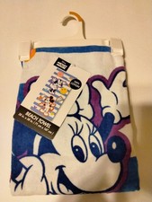 Mickey Mouse Friends Minnie Mouse Beach Towel 28" x 58" 100 cotton -NEW