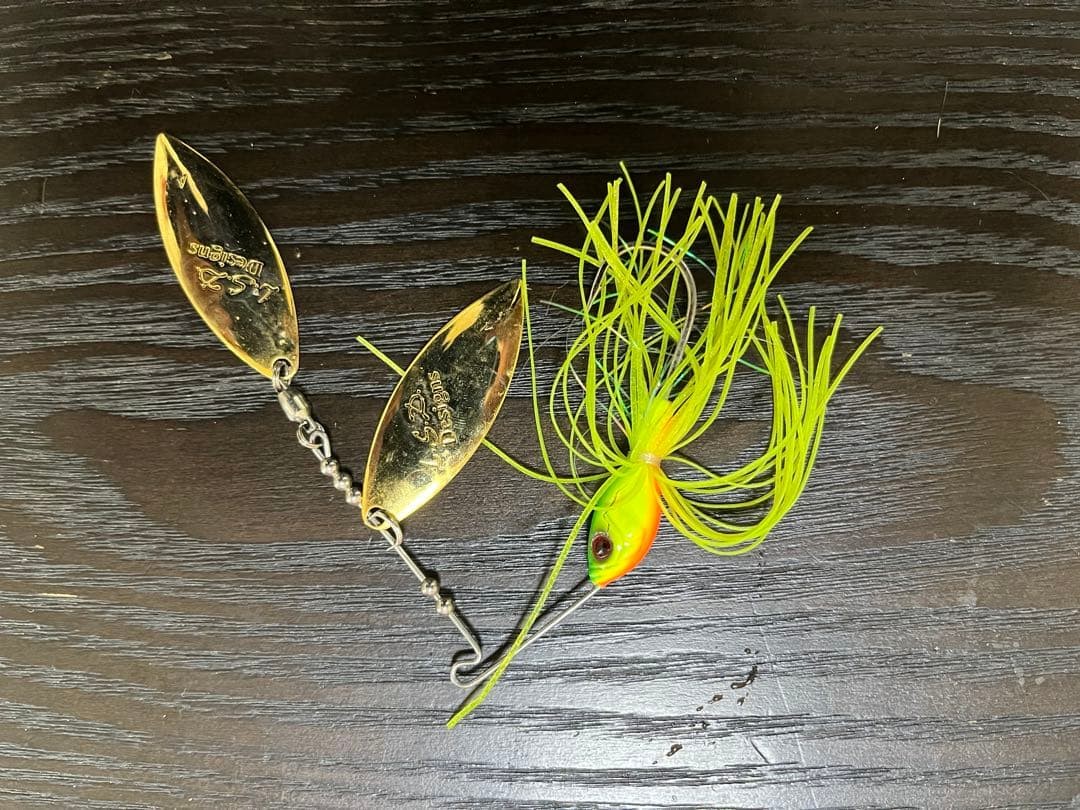 Spinnerbait set (white, green, gold) - Image 4