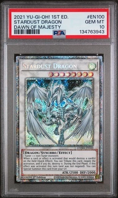 Stardust Dragon Yu-Gi-Oh! TCG Professional Sports Authenticator