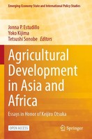 Agricultural Development In Asia and Africa Essays In Honor Of Keijiro Otsuka