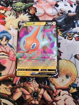 Pokémon Rotom V    Nm Crown Zenith Holo 2023 Og Card Ultra Rare 