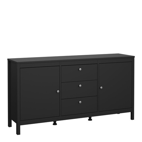 Madrid Sideboard | 2 Door 3 Drawer Hickory Oak Effect | Fast UK Delivery - Picture 13 of 33