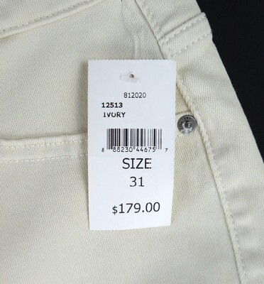 DL1961 Women's Nina High-Rise Instasculpt Skinny Jeans - White 'Milk' Wash - Stretchy & Shaping Fit - View #3