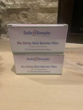 50 SAFE N SIMPLE No sting Skin Barrier Film SNS80725 Brand New Exp 3-31-25