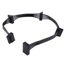 Hard Disk Power Supply Cable 15Pin Splitter 1 to 4 Expansion Cord 40CM