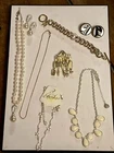 Vintage Costume Jewelry Lot 8 Total - ALL Signed