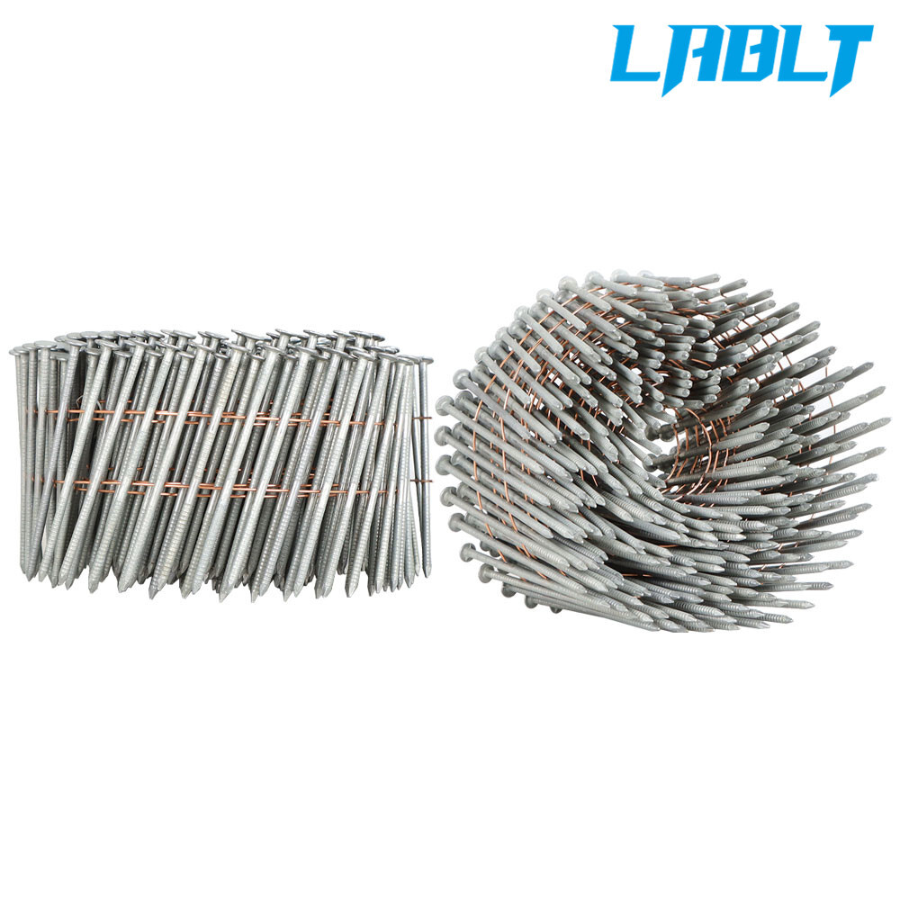 Hotop 3600 Count Siding Nails, 15-Degree Wire Collated Coil Stainless