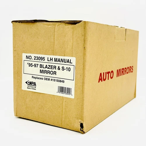 CIPA #23095 LH MANUAL '95-97 BLAZER & S-10 MIRROR (Replaces OEM #15150849)
