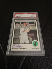BERNIE CARBO 1973 Topps Baseball #171 PSA 8 NM-MT: ST.Louis Cardinals: Outfield 