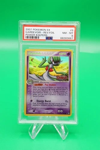2007 Pokemon EX Power Keepers Rev Foil #9 Gardevoir PSA 8 ES6