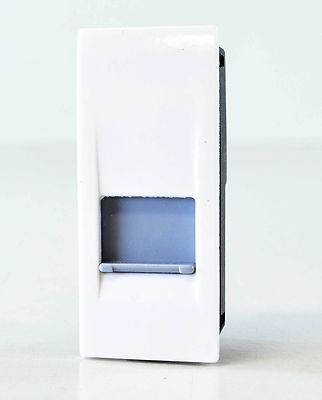 MK K545WHI weiß Kunststoff RJ45 Datenbuchse Modul Grid Cat 5e 