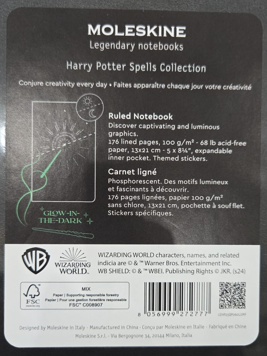 Moleskine Wizarding World Harry Potter Limited Edition Spells