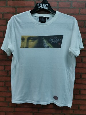 VINTAGE 2006 THE DAVINCI CODE MOVIE PROMO TOM HANKS CINEMA WHITE T